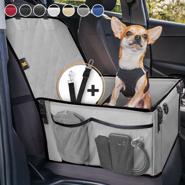 HELDENWERK Extra Stabiler Hunde Autositz - Wasserdichter Hundeautositz für Rück- und Vordersitz 🐾