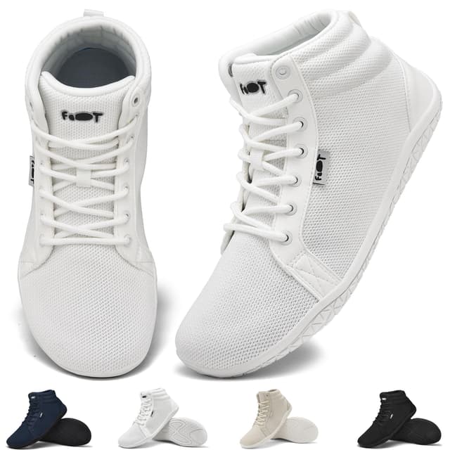 Wizshoe Barfußschuhe Hi Top Herren Damen Breite Sneaker 🌟👟