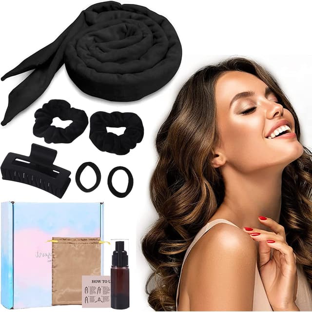 Lockenwickler Ohne Hitze - Neu Rutschfest Heatless Curls 🌟