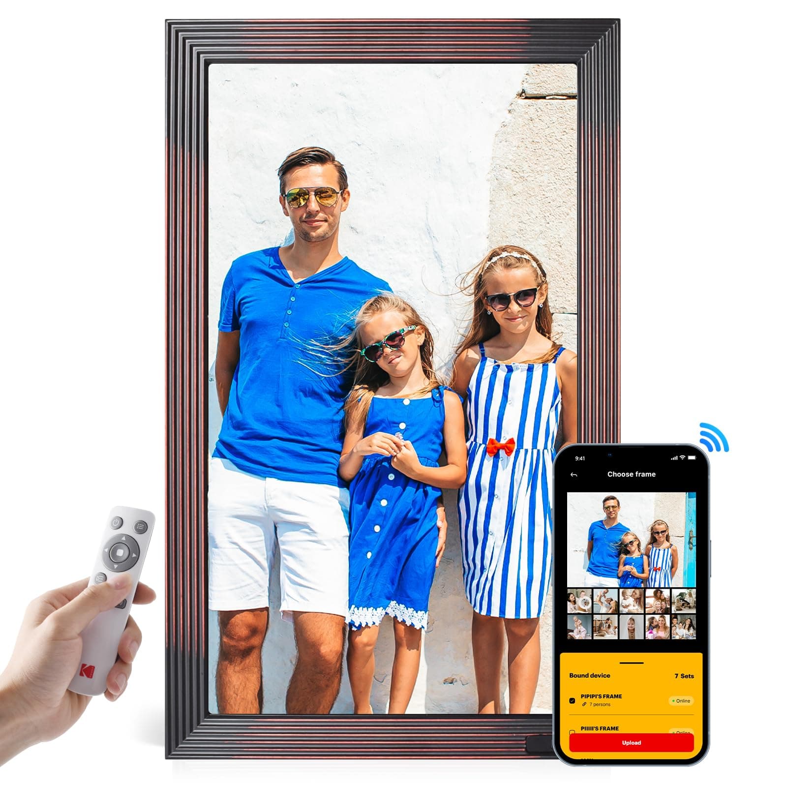 KODAK Digitaler Bilderrahmen 21.5 Zoll mit WLAN und 32GB Speicher 🖼️
