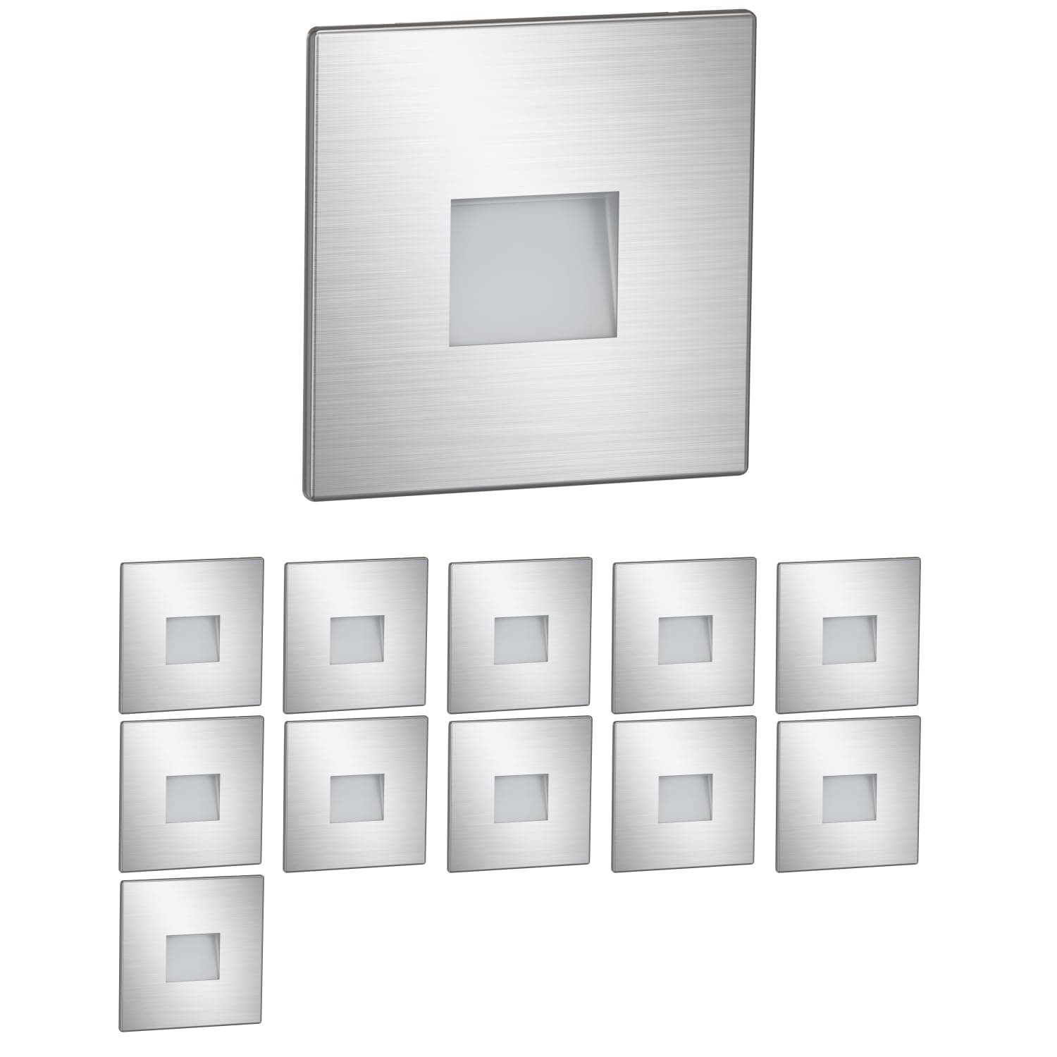 LED Treppenlicht/Wandeinbauleuchte FOW - 12 Stück