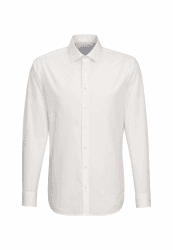👔 Seidensticker Herren Business Hemd Shaped Langarm Kentkragen Bügelfrei 100% Baumwolle Single Weiß(675198) 41 - Angebotspreis 40.27€