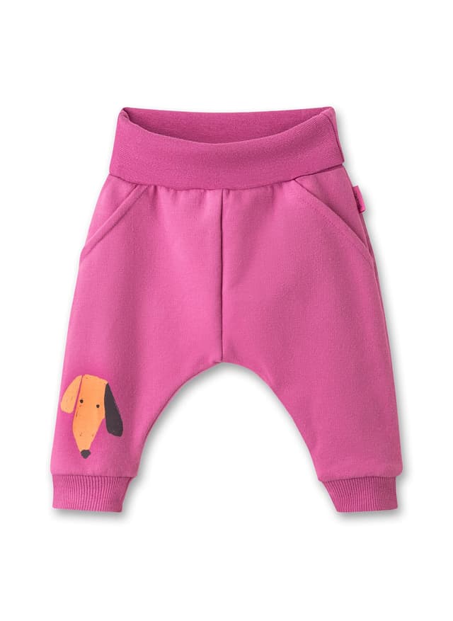 Sanetta Pure Mädchen-Sweathose Pink | Bequeme Sweathose aus Bio-Baumwolle für Mädchen 👧