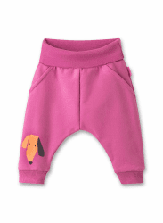 Sanetta Pure Mädchen-Sweathose Pink | Bequeme Sweathose aus Bio-Baumwolle für Mädchen 👧