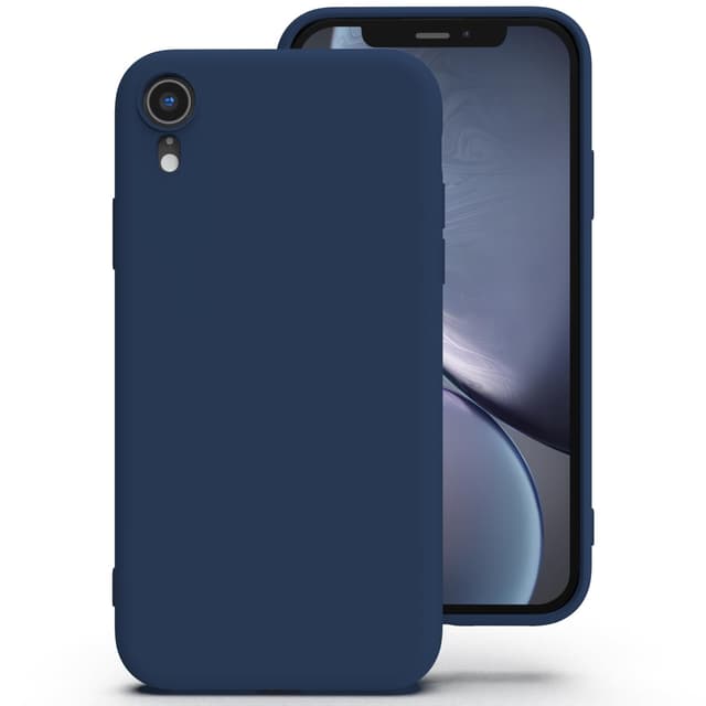 📱 Zuvirelx Glatte Silikon Hülle für iPhone XR - Dunkelblau | Angebot!