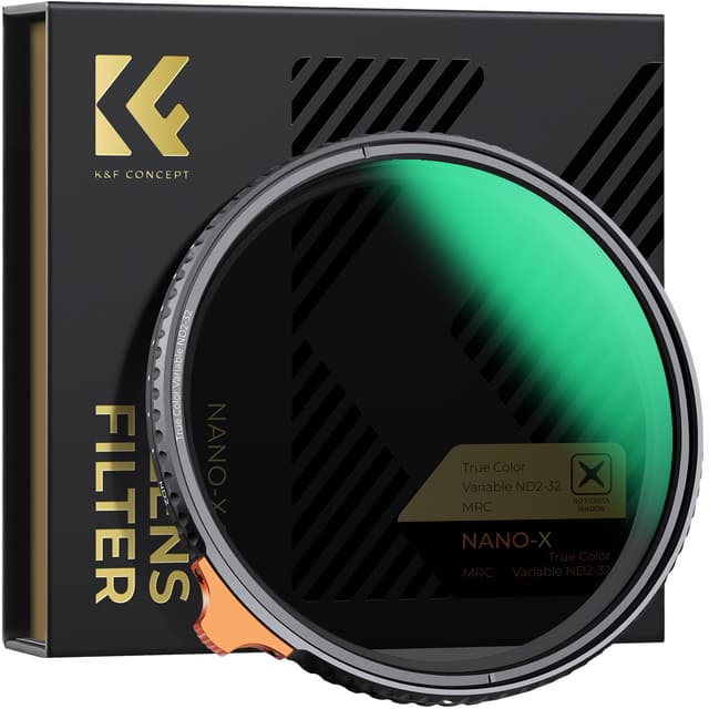 📸 K&F Concept Nano-X True Color Variabler ND Filter 77mm Graufilter ND2-32