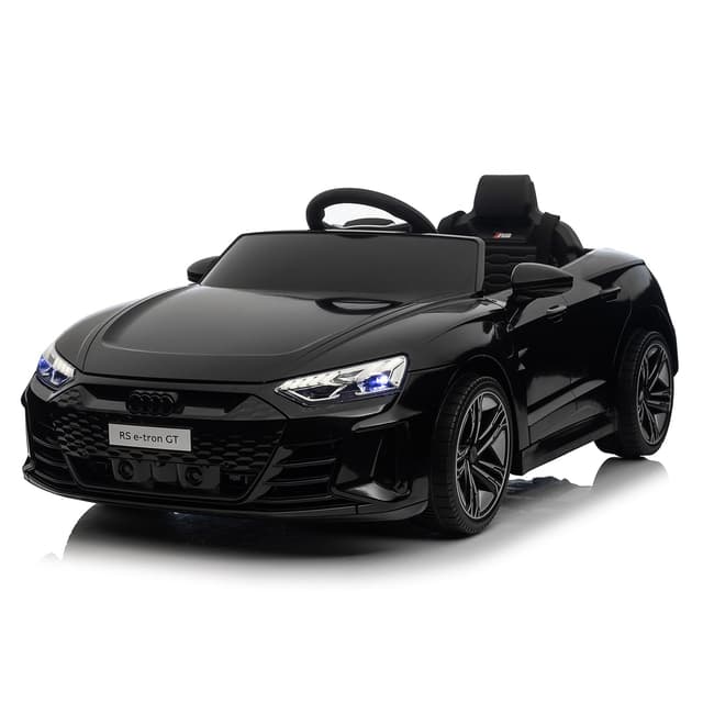 🚗🎁 LEADZM Elektro Kinderauto mit Musik & Hupe & Scheinwerfer, 12V Kinder Elektroauto Kinderfahrzeug