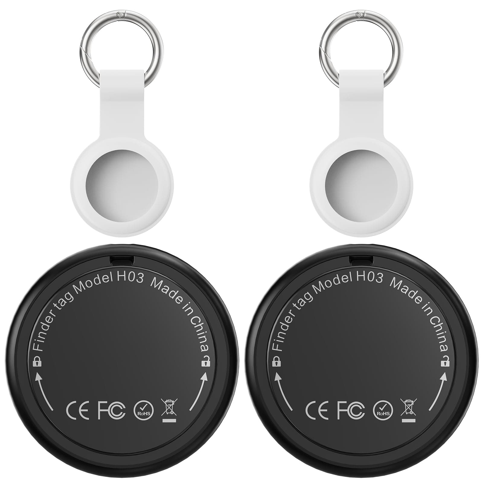 🔍🔐 Air Tracker Tag 2er Pack - Smart GPS Tag für Apple Wo ist? (iOS) 🧳🔑🚀