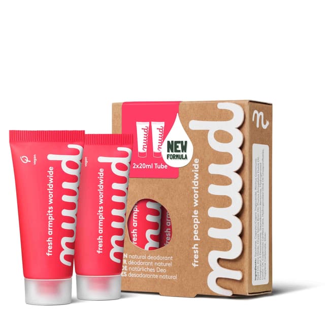 NUUD Smarter Pack - NEUE FORMEL 🌿🌱- Natürliches veganes creme Deo gegen Schweißgeruch - Naturkosmetik ohne Aluminium, Alkohol, Chemikalien und Tierversuche