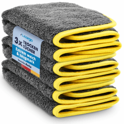 🚗 LICARGO Mikrofasertücher Auto 3 Stück 600 GSM 40x40 - saugstark & weich 🧼