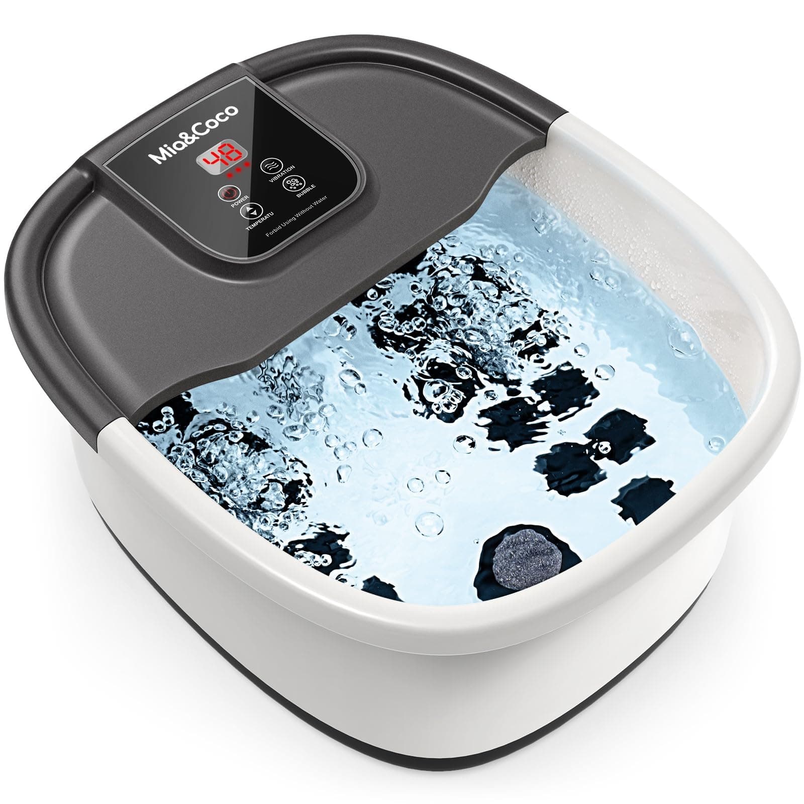 Fußbad Fußbadewanne mit Massagegerät für Zuhause 🦶🌡️💦