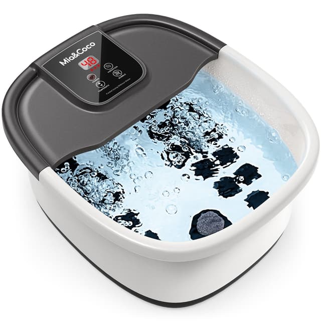 Fußbad Fußbadewanne mit Massagegerät für Zuhause 🦶🌡️💦