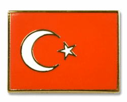 🇹🇷 Türkei Flaggenpin - Hochwertiger Anstecker aus Metall!