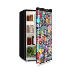🌟 Super Deal: Klarstein Cool Vibe Kühlschrank mit Manga-Comic-Design 🌟