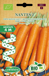 🥕🌱 Germisem Möhren NANTES 2 ECBIO9051 Saatband - Angebot!