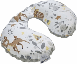 🦌 Medi Partners Nackenkissen für Kinder - 100% Baumwolle/Minky Nackenhörnchen
