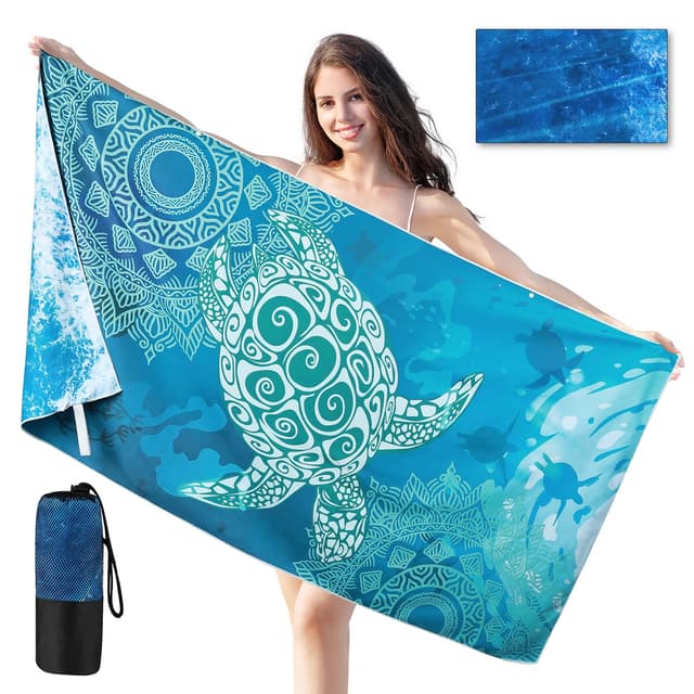 Joyoldelf Mikrofaser Strandtuch - 180 x 90cm Groß 🌴🏊