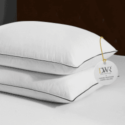 Luxus Daunenkissen Set - Federkissen 40x80 cm (2 Stück)