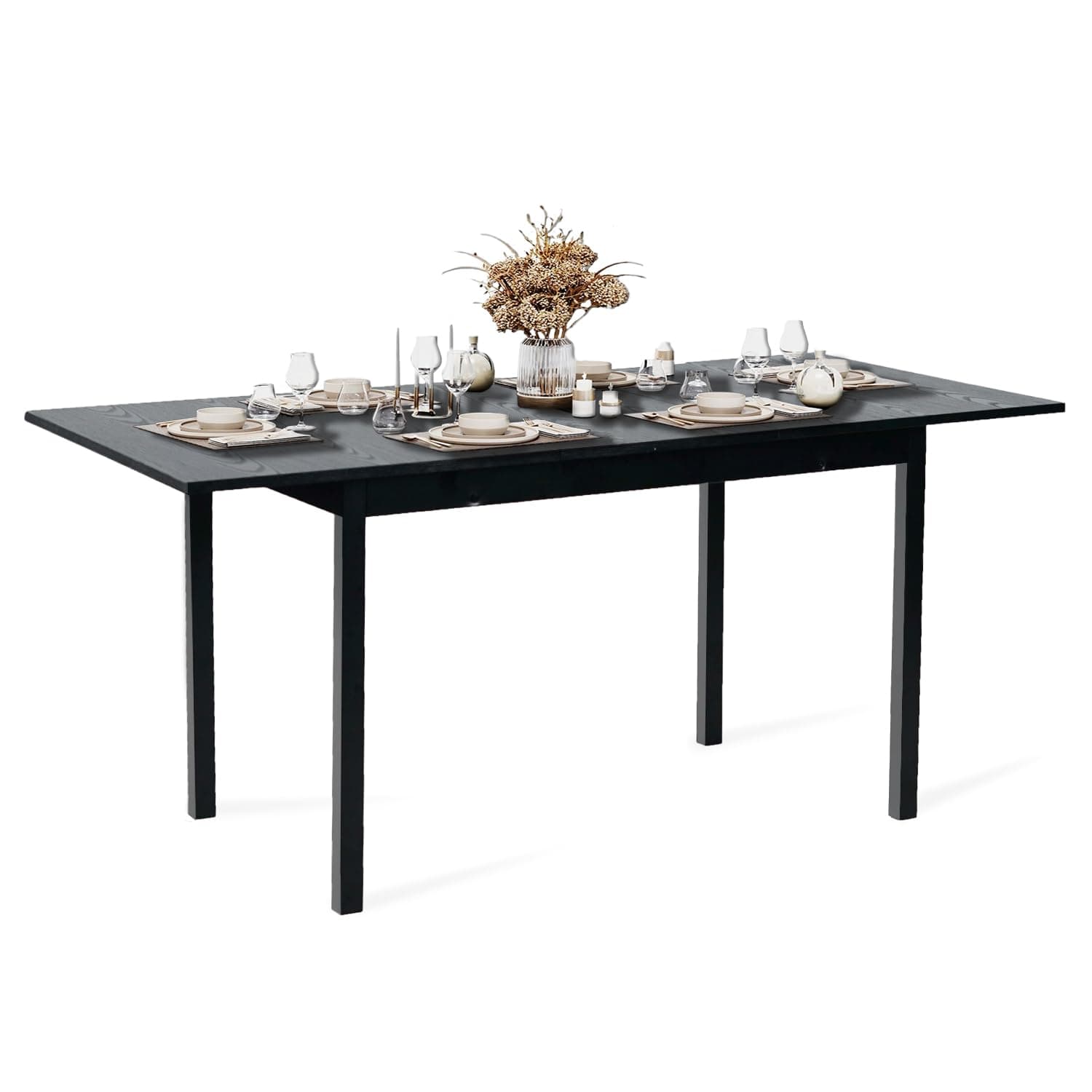 MEUBLE COSY Esstisch Ausziehbar Küchentisch für 4-6 Personen Vintage Industrial Esszimmertisch