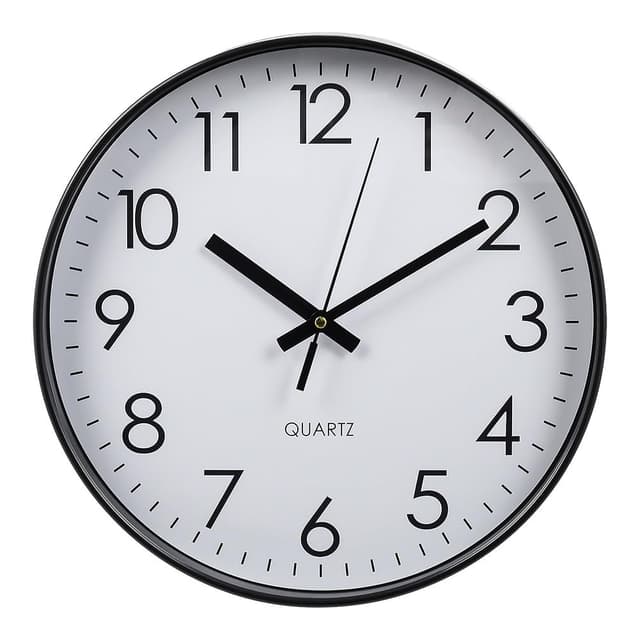 Warmiehomy Wanduhr 30cm 🕰️ Moderne Wanduhr ohne Tickgeräusche
