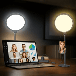 Upgrade Ringlicht mit Stativ Handy Laptop Videokonferenz Licht 🌟