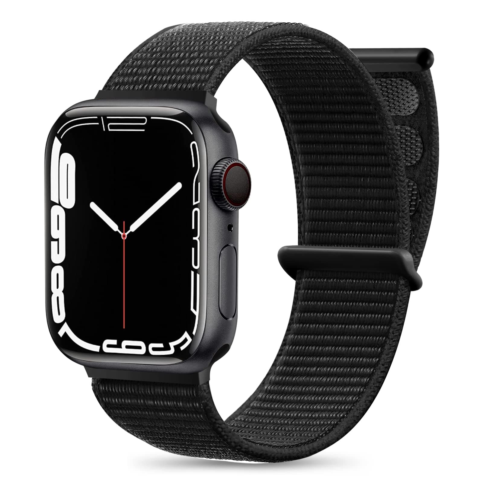Maledan Nylon Armband Kompatibel mit Apple Watch | Verstellbares Sportarmband