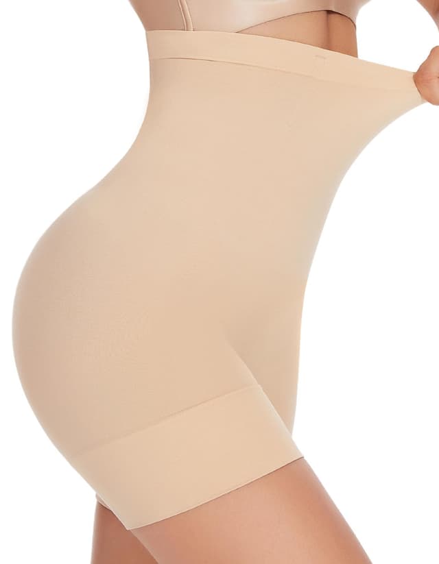 YADIFEN Shapewear Damen Bauchweg Hohe Taille Beige S 🌟