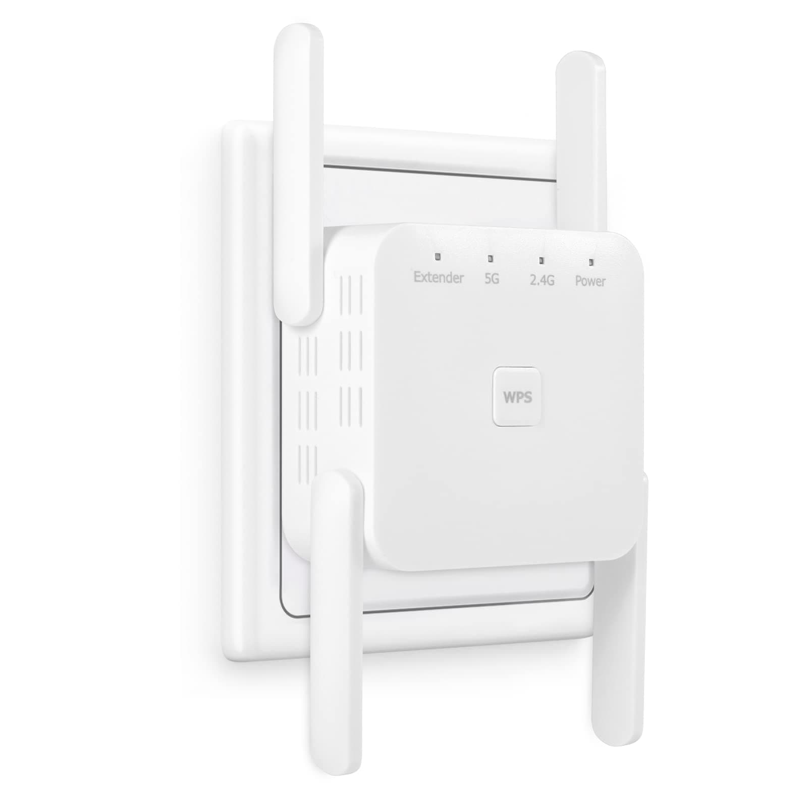 🚀 Super Angebot! WLAN Verstärker 1200Mbit/s Dualband Repeater mit 4 Antennen