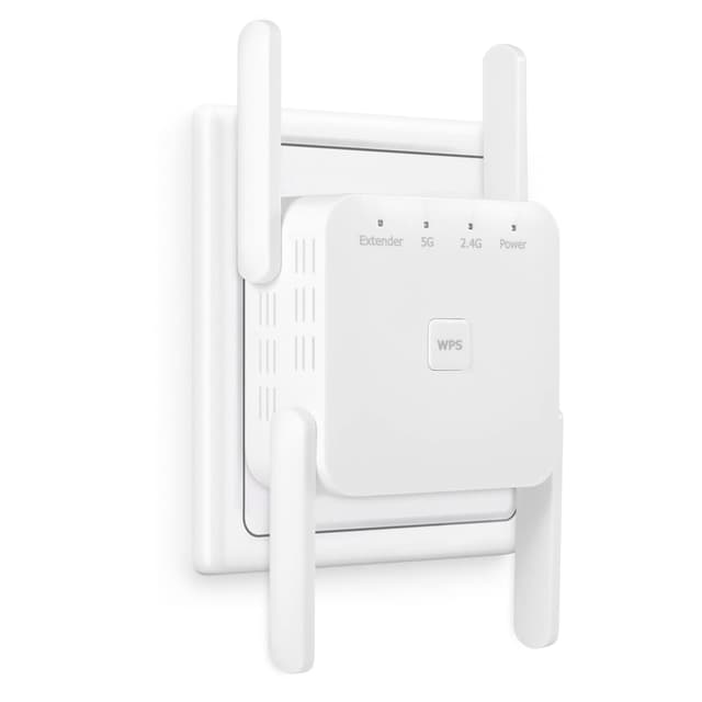 🚀 Super Angebot! WLAN Verstärker 1200Mbit/s Dualband Repeater mit 4 Antennen