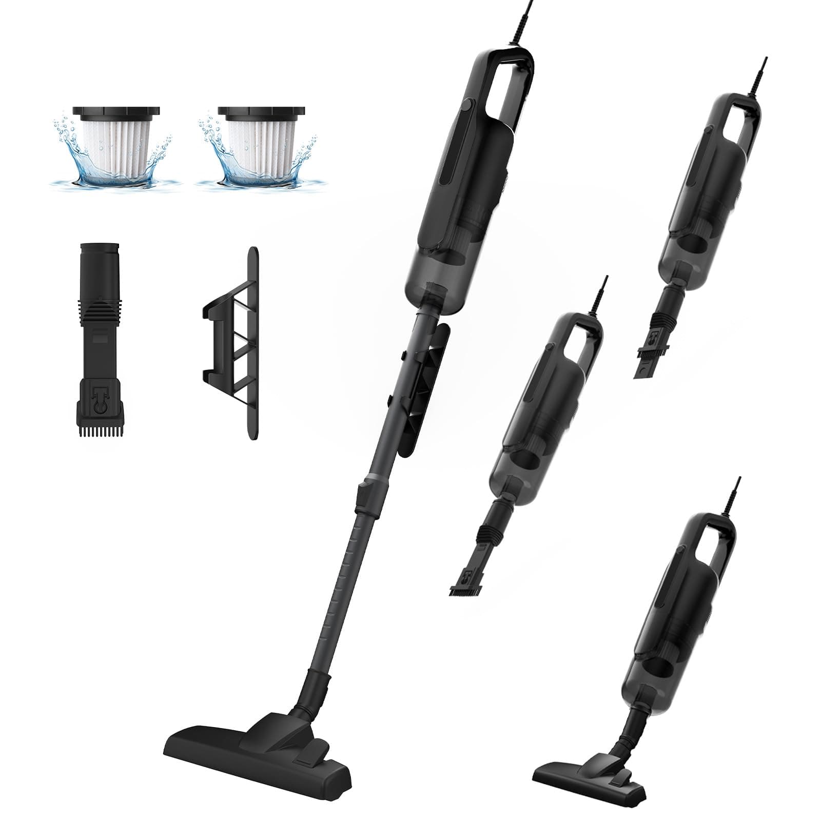 VersLife C8PRO Staubsauger mit Kabel, 30000Pa/600W Stielstaubsauger 🌀🏠🔁