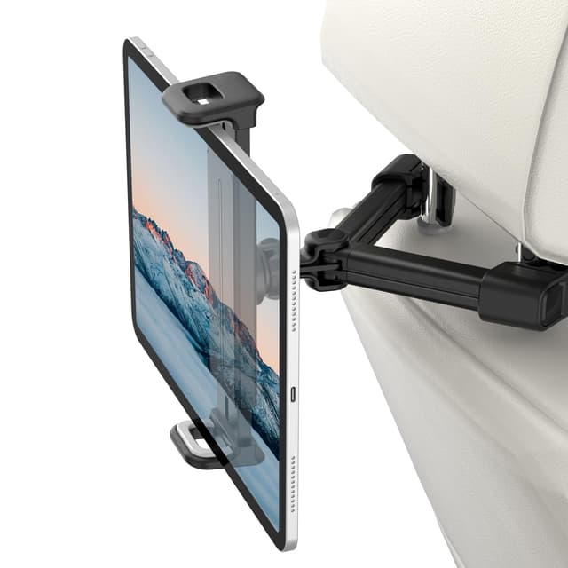 🚗 FINTIE Tablet Halterung Auto für iPad, Galaxy Tab, Kindle [360° drehbar] - Universal KFZ-Kopfstützen Halterung