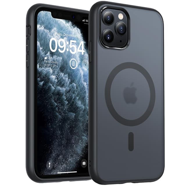 📱🔒 TOCOL iPhone 11 Pro Max Hülle für Magsafe - Schwarz