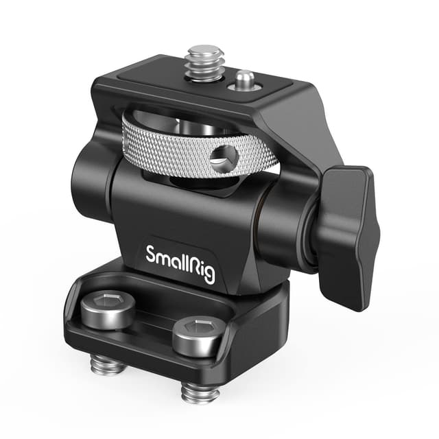 SMALLRIG Kamera Monitor Mount, Swivel 360° and Tilt 180° - Verstellbare Halterung