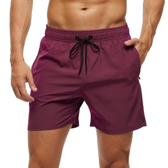 Arcweg Badehose für Herren 3XL Weinrot 🩳🌊