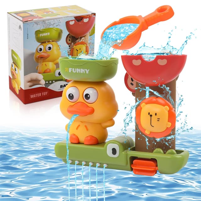 JWTRSVTY Badewannen Spielzeug Kinder 🛁🐥  Niedliche Entenform Badespielzeug Set