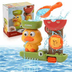 JWTRSVTY Badewannen Spielzeug Kinder 🛁🐥  Niedliche Entenform Badespielzeug Set