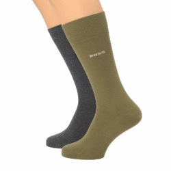 🧦 BOSS Herren Regular Socks (2er Pack) 39-42 Open Green357 - Großer Rabatt!