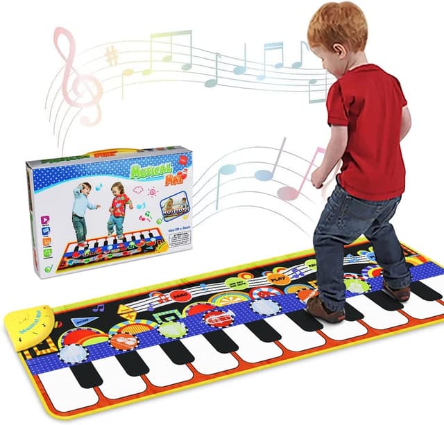 🎹 Tanzmatte Klaviermatte für Kinder | Musikspielzeug 5 Modi 8 Instrumente 🎶