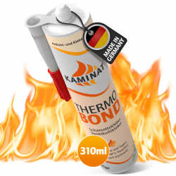 KAMINAT Schamottekleber feuerfest - Hitzebeständiger Kleber für Schamottsteine & Vermiculite Platten 🔥