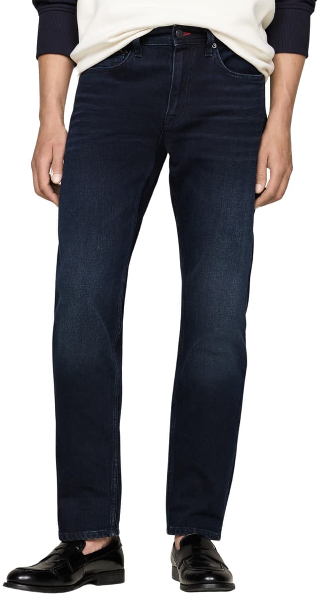 Tommy Hilfiger Herren Jeans Hose Regular Fit Straight Leg 30W / 34L Denim (Teton Indigo) 🌟 SALE - Nur 24.8€
