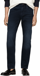 Tommy Hilfiger Herren Jeans Hose Regular Fit Straight Leg 30W / 34L Denim (Teton Indigo) 🌟 SALE - Nur 24.8€