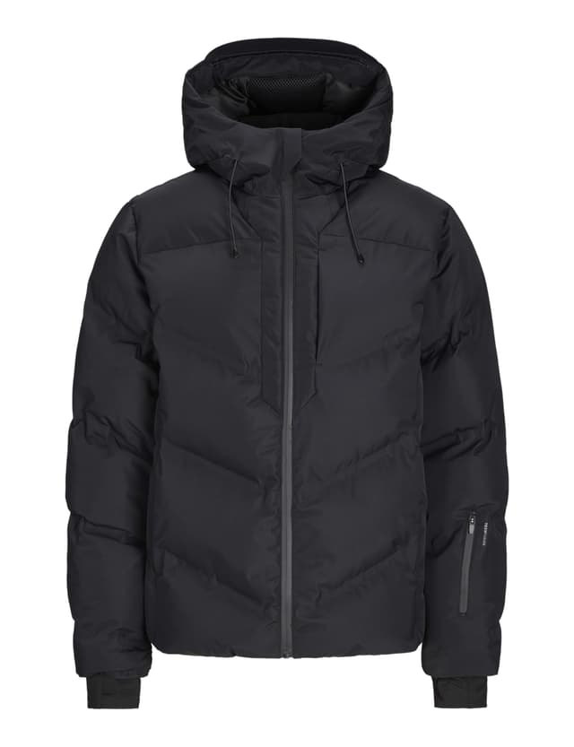 🔥 Super Sale! JACK & JONES Herren Jcoslay Heat Quilted Puffer Sn Pufferjacke XXL Schwarz