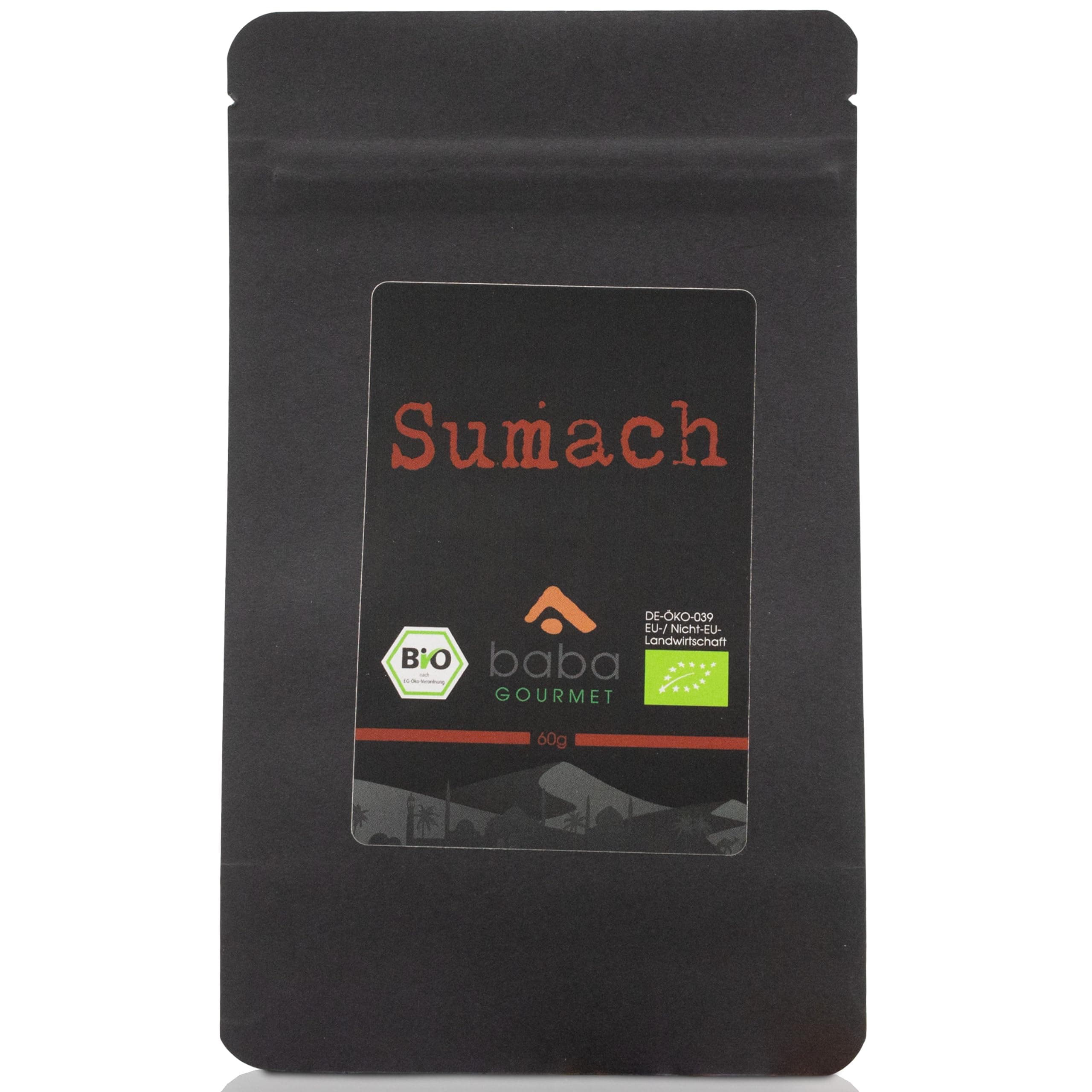 🌿 Baba Gourmet - Original Bio Sumach Pulver - Hochwertiges Sumach Spice 🌿