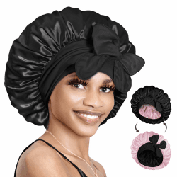 BONNET QUEEN Seidenhaube zum Schlafen mit Haarschutz für Nacht 🌙