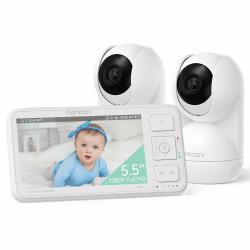 Momcozy BM03 Babyphone mit 2 Kameras, 5,5 Zoll 1080P Full HD 🌟 Aktionspreis: 199.99€
