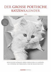 🐱 Alpha Edition - Der große poetische Katzenkalender 2025 📅🖤📜