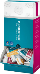 🌟 Super Deal! STAEDTLER Mars plastic colour 526 50 E1 Radierer Display mit 40 Radierern