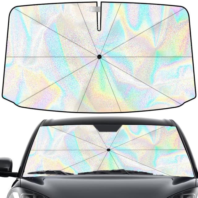 🚗 Auto Sonnenschutz Frontscheibe mit Sternenoptik 🌟
