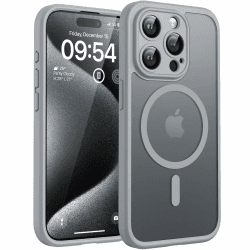 TOCOL iPhone 15 Pro Max Hülle für Magsafe 📱🔒 - Grau iPhone 15 Pro Max