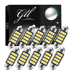 🌟 GLL 39MM Soffitte Auto-Innenbeleuchtung 2835 12 SMD 260LM 6500K 12V